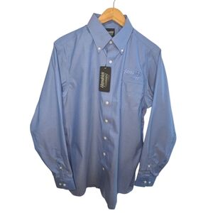 Hendrick Collection Men's Long Sleeve No Iron Modern Fit Button Up Shirt